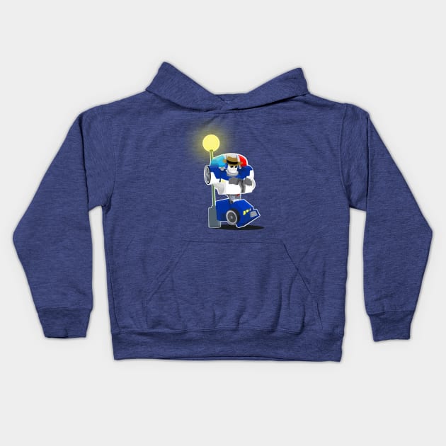 Rescue Bots - Chase on the Case Kids Hoodie by TheGreatJery